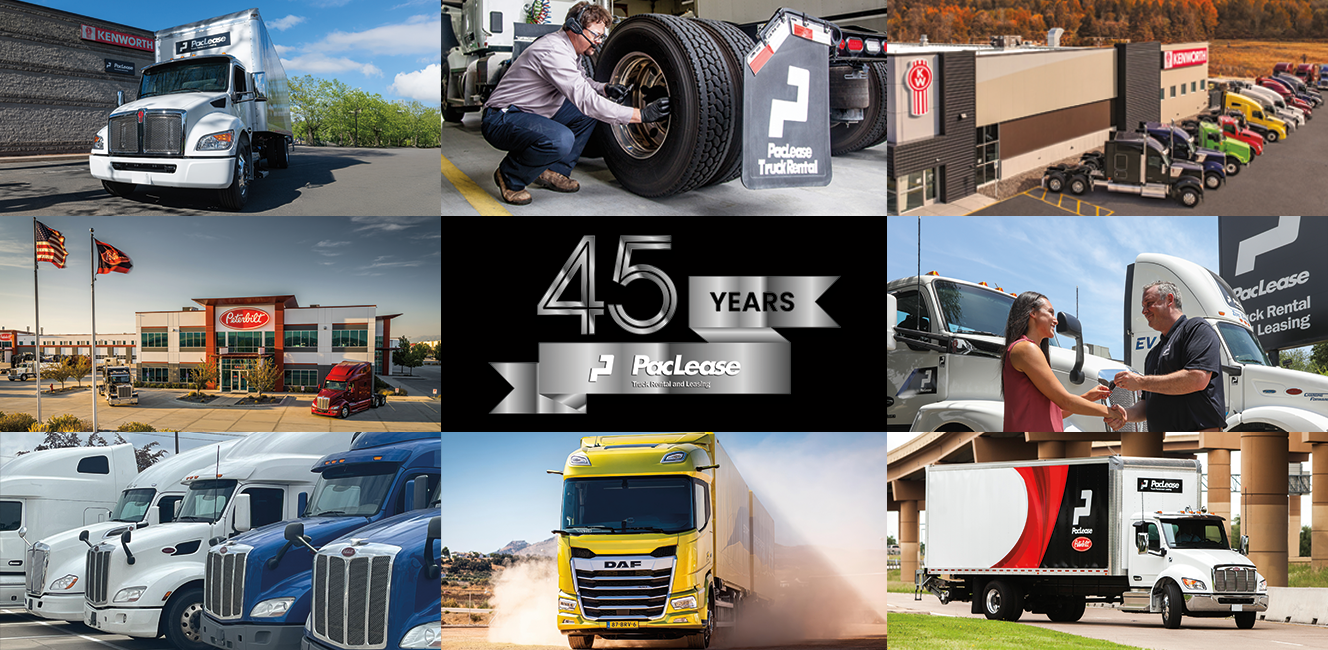 PacLease Celebrates 45th Anniversary; Nearly 41,000 PACCAR Products in its Fleet